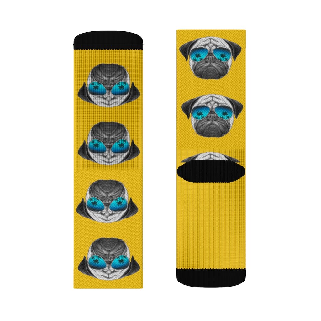 Sunglasses Pug Socks