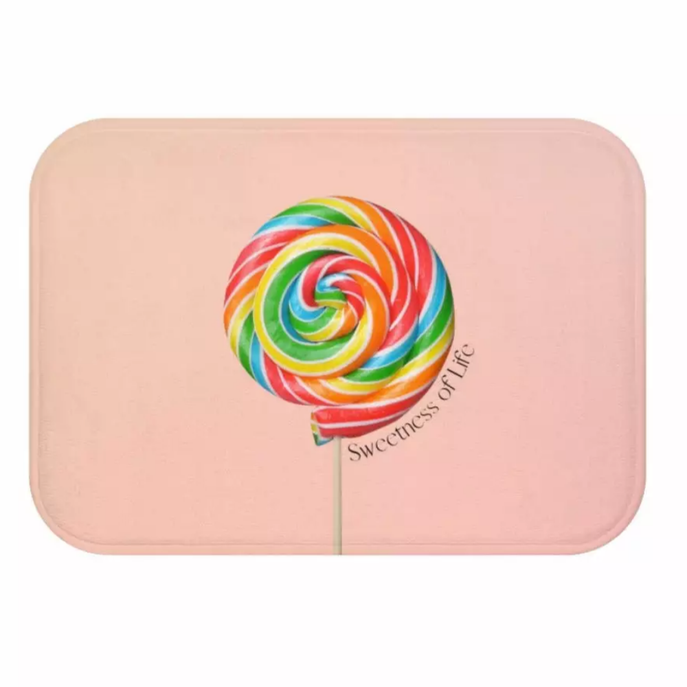 Decorative Lollipop Floor Mat