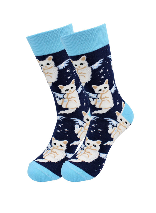 Angel Cat Socks