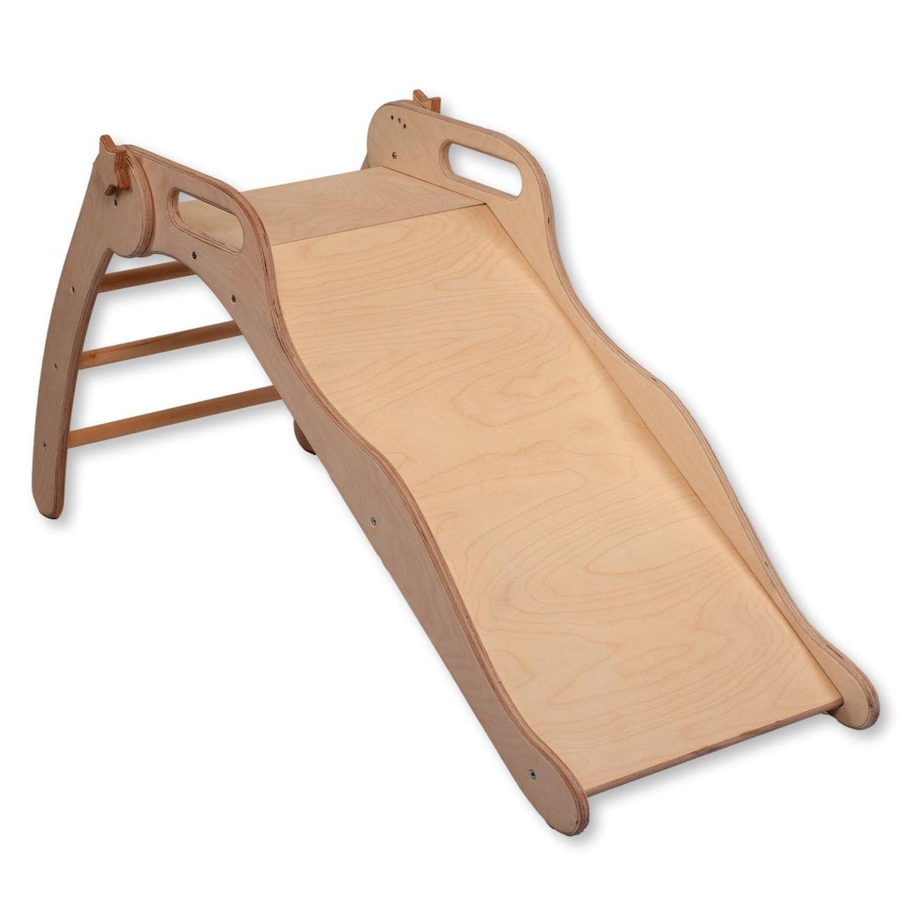 Decorative Montessori Foldable Wooden Toy Slide